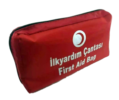 Wicromed Kırmızı Eko Boyunluklu İlk Yardım Çantası