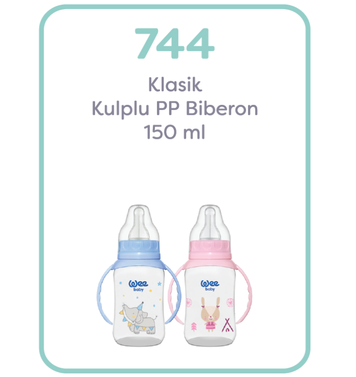 Wee Baby Klasik Kulplu PP Biberon 150 ml