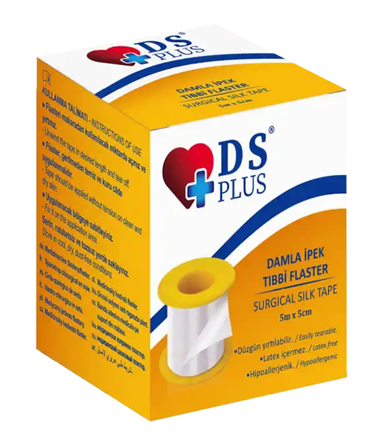 DS Plus İpek Flaster 5 m x 2,5 cm