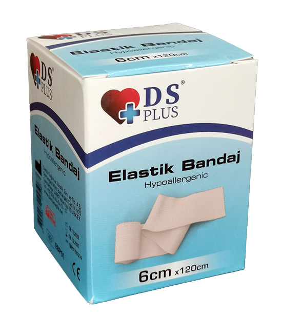 DS Plus Elastik Bandaj 6 cm x 120 cm