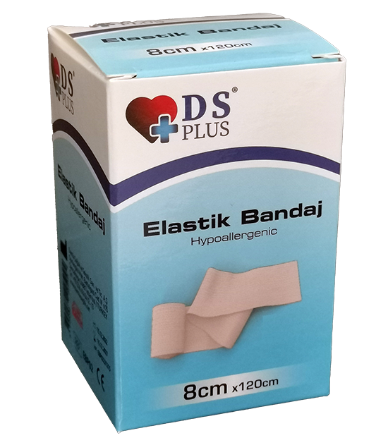 DS Plus Elastik Bandaj 8 cm x 120 cm