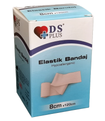 DS Plus Elastik Bandaj 8 cm x 120 cm