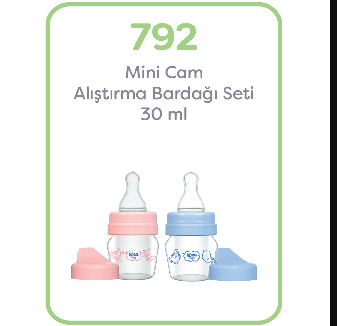 Wee Baby Mini Cam Alıştırma Bardağı Seti