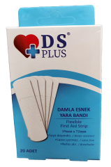 DS Plus Esnek Yara Bandı 20'li Paket