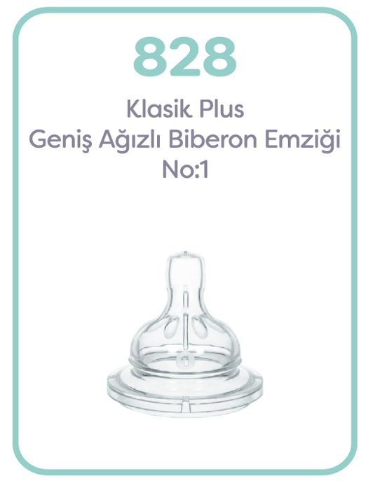 Wee Baby Geniş Ağızlı Silikon Biberon Emziği No:1 0-6 Ay