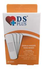 DS Plus Hassas Yara Bandı 10'lu Paket