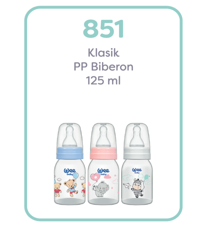 Wee Baby Klasik PP Biberon 125 cc 0-6 Ay