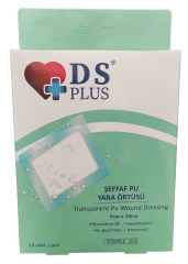 STERİL ŞEFFAF YARA PEDİ 9CM X 10CM 10LU DS PLUS