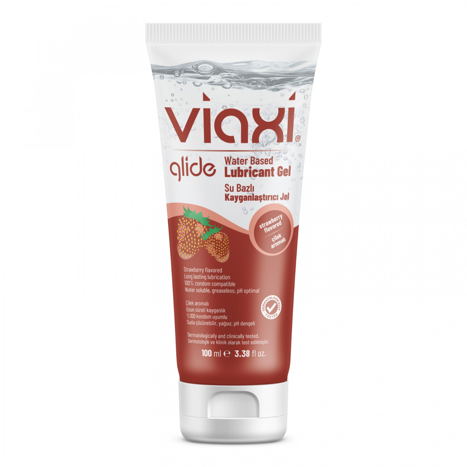 Viaxi Glide Çilekli Kayganlaştırıcı Jel 100 ml