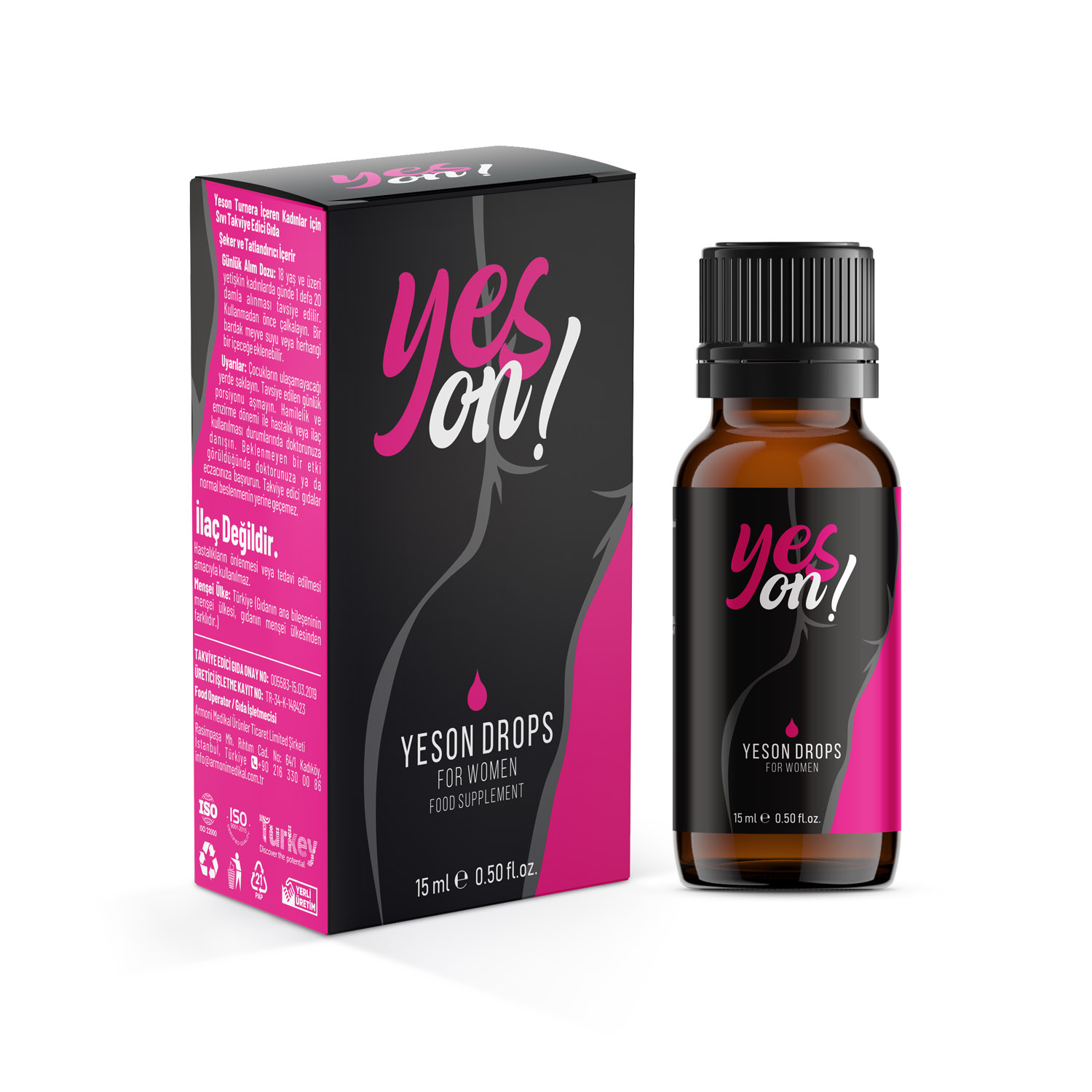 Yes On Drops Magic Drops Kadın Afrodizyak Damla 15 ml