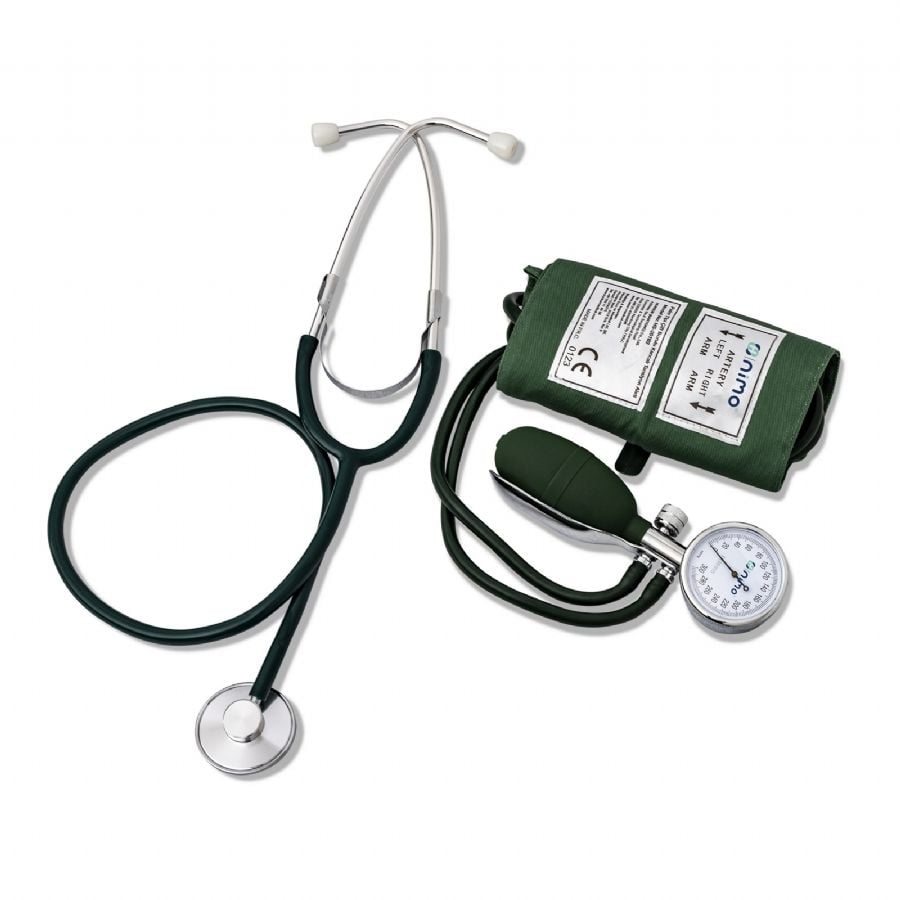 Nimo HNK-2T Aneroid Palm Tipi Tansiyon Aleti Çift Borulu Kancalı