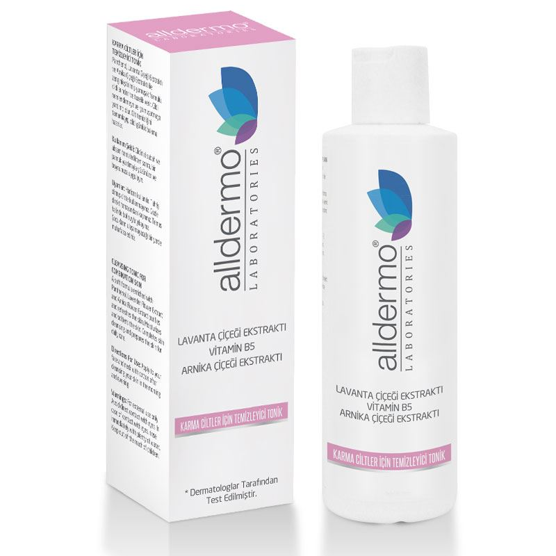 Alldermo Karma Ciltler İçin Temizleyici Tonik 200 ml