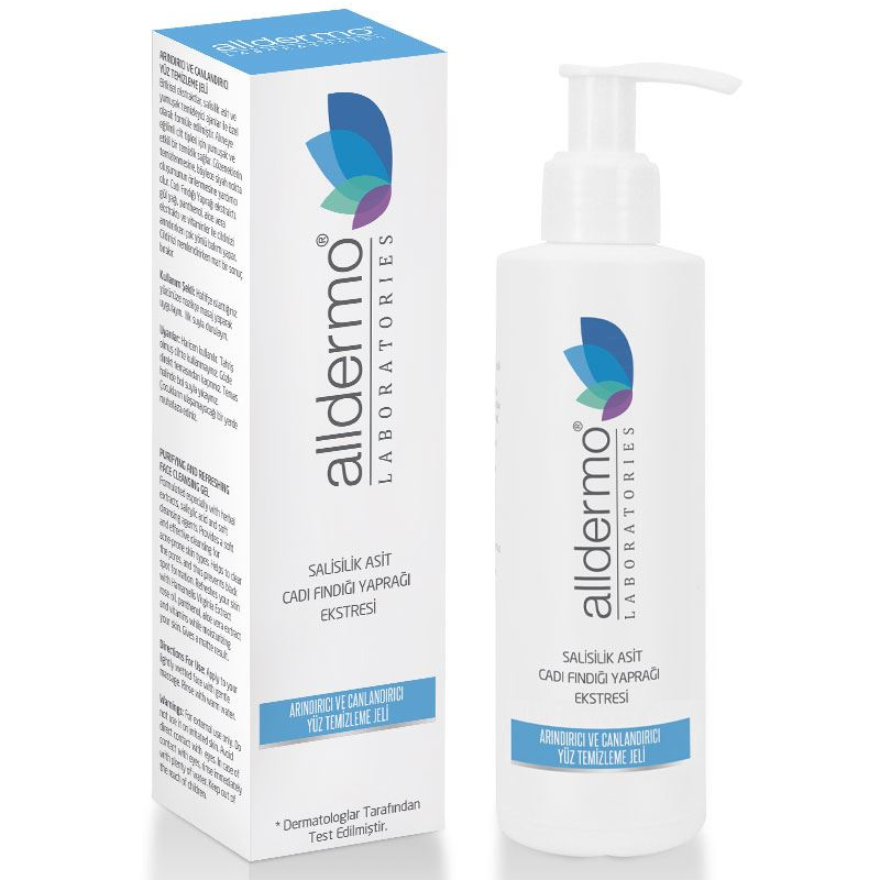 ALLDERMO ARINDIRICI VE CANL.YÜZ TEMİZLEME JELİ 200 ML