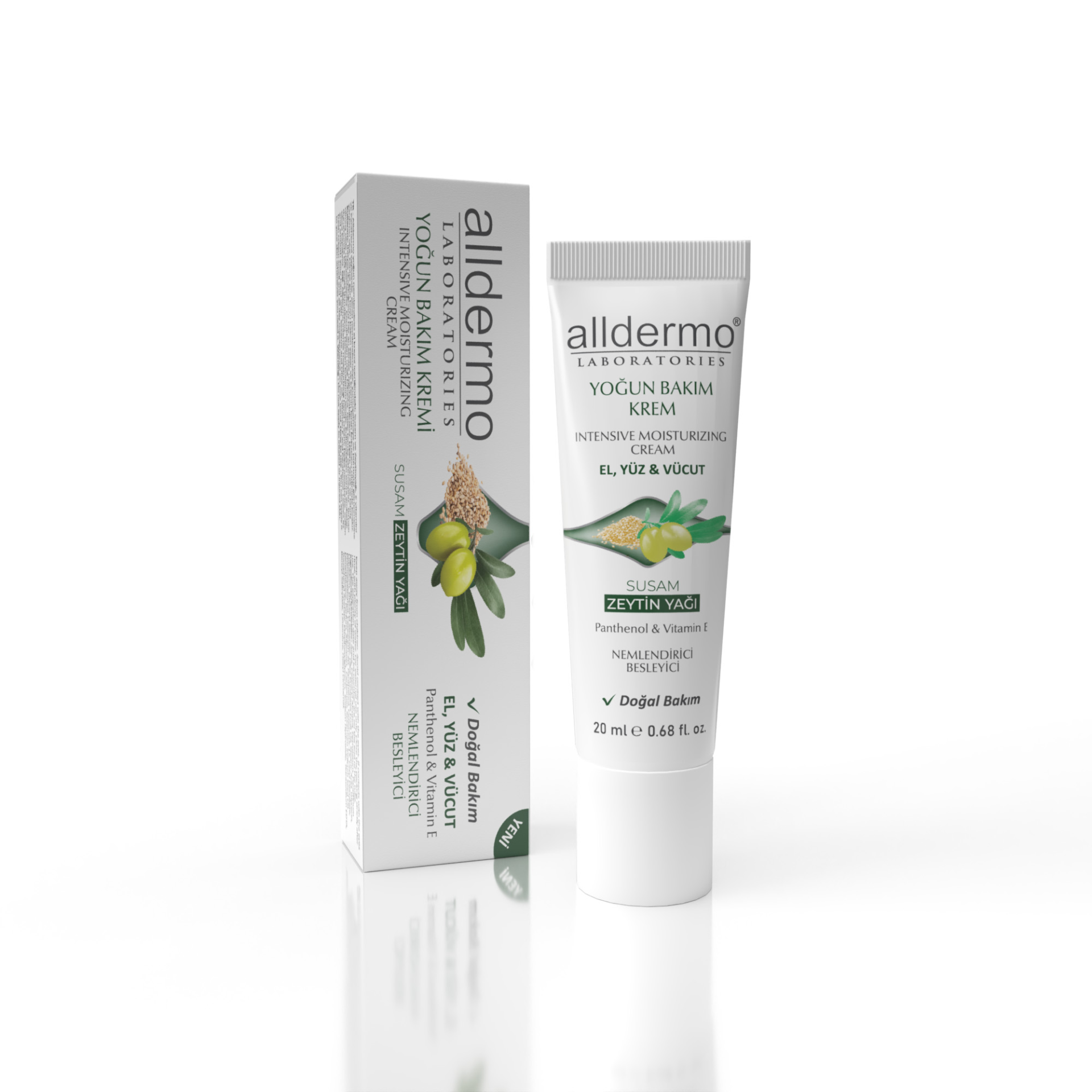 Alldermo Yoğun Zeytinyağı Susam Tüp Krem 20 ml
