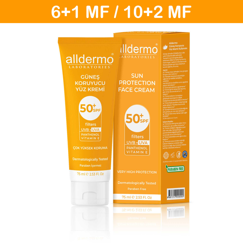 Alldermo SPF 50+ Güneş Kremi 75 ml