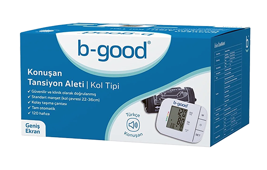 TANSİYON ALETİ TAM OTOMATİK KONUŞAN B-GOOD