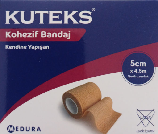 KOHEZİF(KOBAN) BANDAJI 5CMX4,5MT - KUTEKS