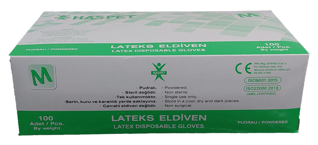 LATEKS PUDRALI ELDİVEN MEDİUM HASPET