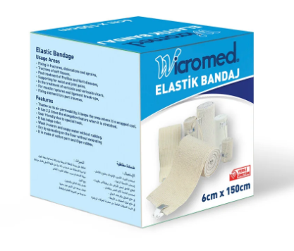 Elastik Bandaj Wicromed 6 cm
