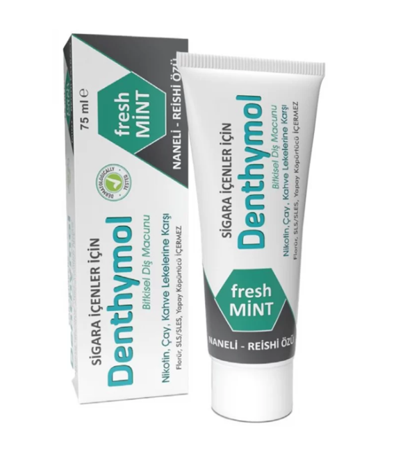 DENTHYMOL SİGARA İÇENLER BİTKİSEL DİŞ MACUNU 75 ML