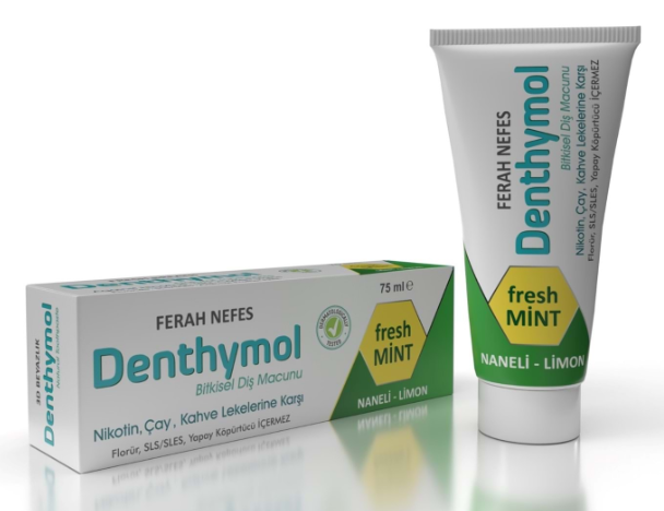 DENTHYMOL FERAH NEFES BİTKİSEL DİŞ MACUNU 75 ML