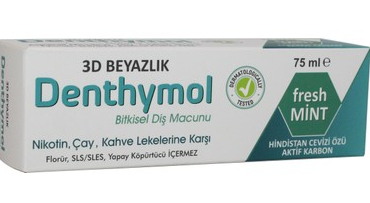 Denthymol Diş Macunu 3D Beyazlık Bitkisel 75 ml
