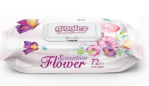 ISLAK MENDİL FLOWER SENSATİON 72 Lİ - GİGGLES