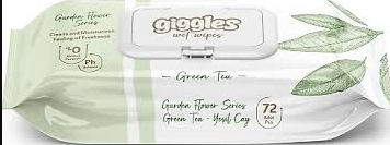 ISLAK MENDİL YEŞİL ÇAY 72 Lİ - GİGGLES