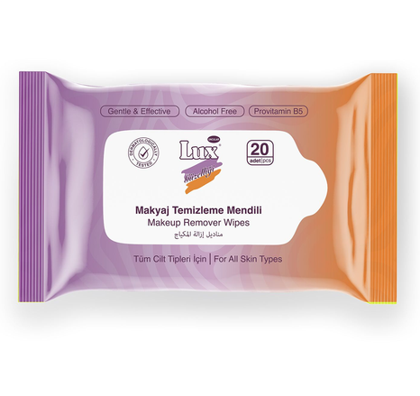 LUX MAKYAJ TEMİZLEME MENDİLİ 20Lİ