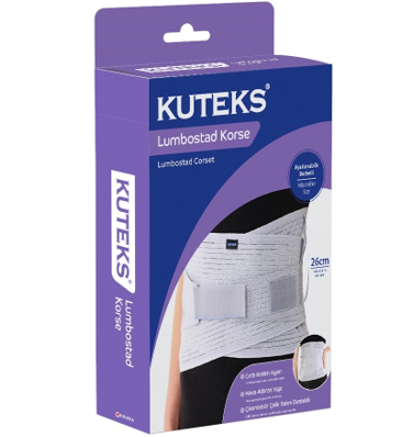 KORSE LUMBOSTAD KEMERLİ BEDENSİZ 26 CM - KUTEKS