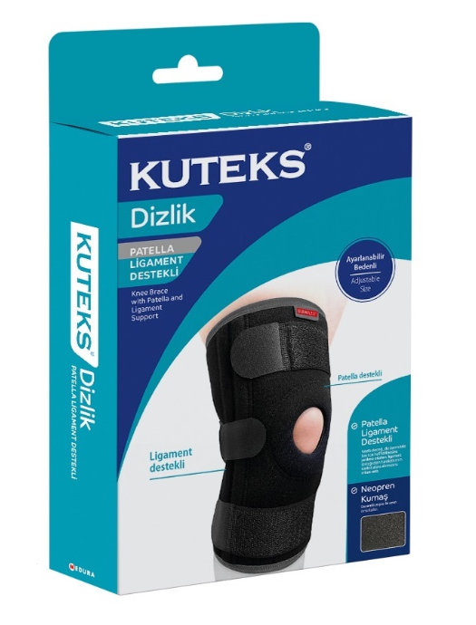 DİZLİK PATELLA VE LİGAMENT DESTEKLİ BEDENSİZ NEOPREN - KUTEKS