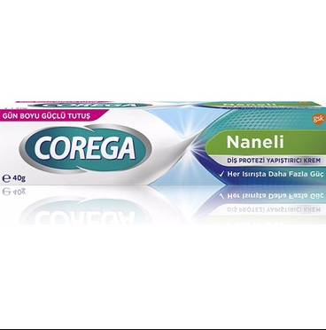 Corega Diş Protez Yapıştırıcı Krem Naneli 40 g