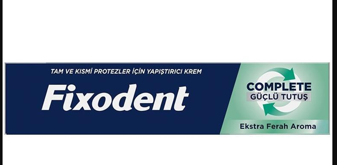 Fixodent Complete Güçlü Tutuş Ekstra Ferah Diş Protez Yapıştırıcı Krem 47 gr