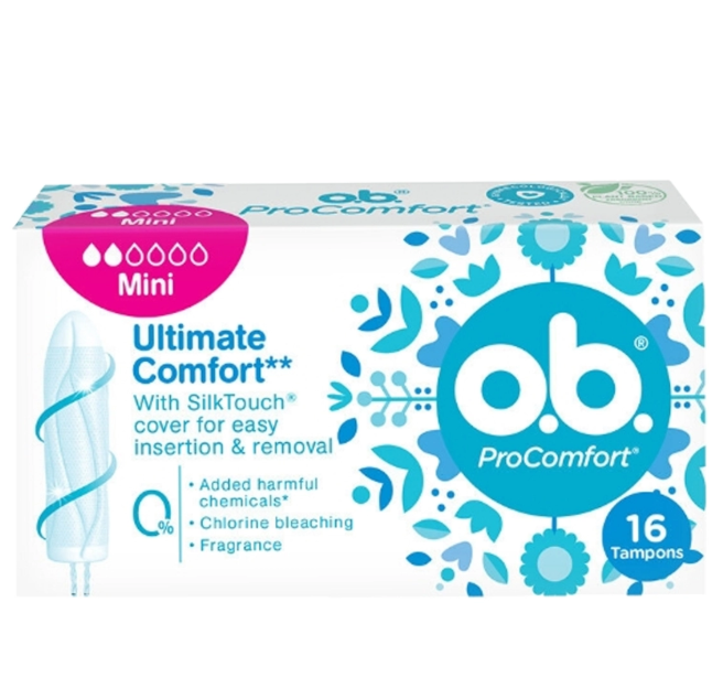O.B. Tampon Mini ProComfort 16’lı