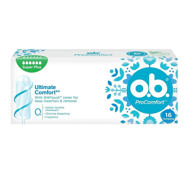 O.B. Tampon Süper Plus 16’lı ProComfort