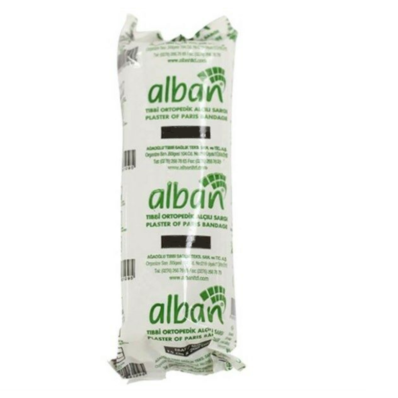 Alçılı Sargı Bezi 10 cm x 2 m (Alçı Bandajı)