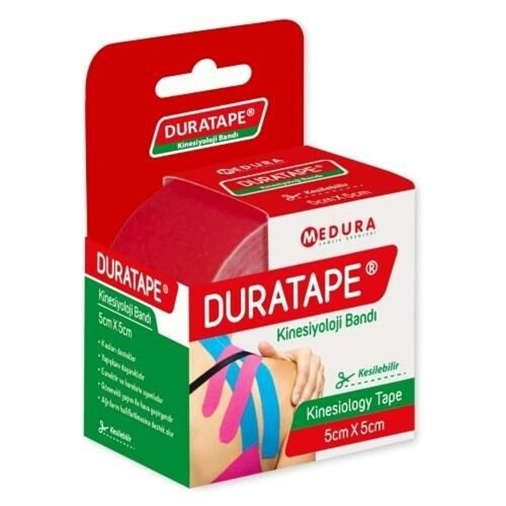 Kinesio Ağrı Bandı Duratape KIRMIZI