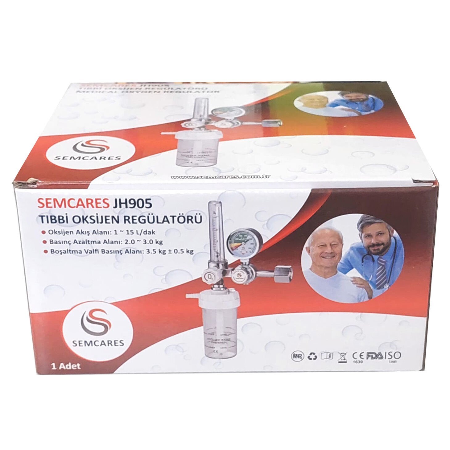 OKSİJEN TÜPÜ REGÜLATÖRÜ (MANOMETRE) JH905