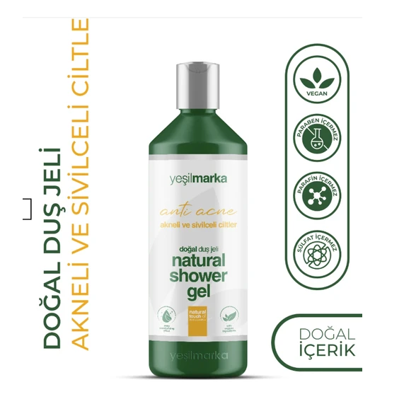 Yeşilmarka Akne ve Sivilce Karşıtı Doğal Duş Jeli 400 ml