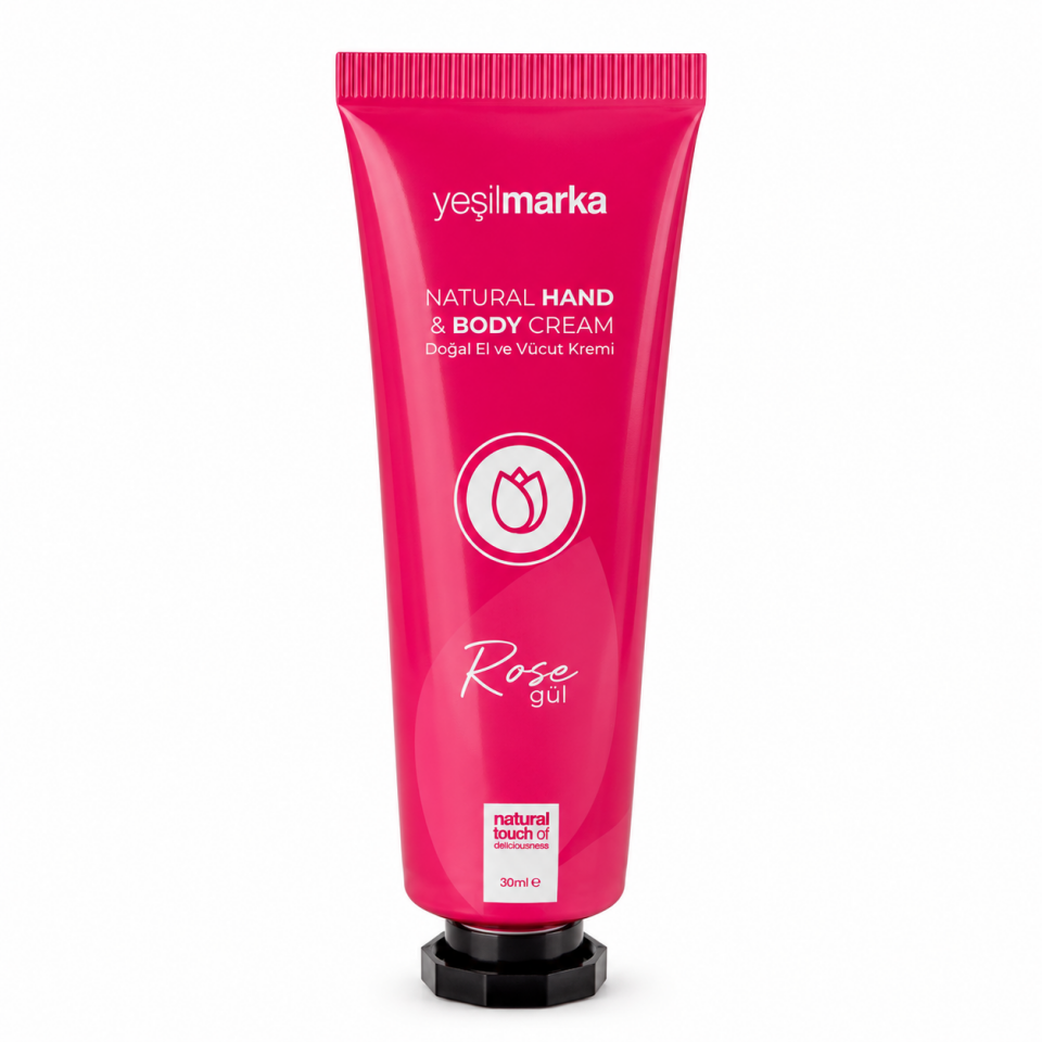 Yeşilmarka Doğal El ve Vücut Kremi Gül 30 ml