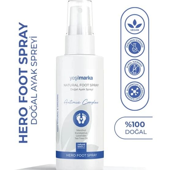Yeşilmarka Hero Ayak Spreyi 100 ml Standı 20'li