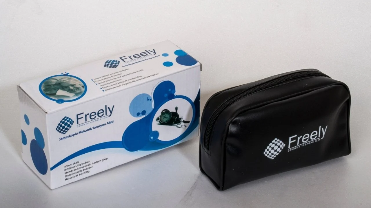 TANSİYON ALETİ FREELY MANUEL KANCALI MAVİ