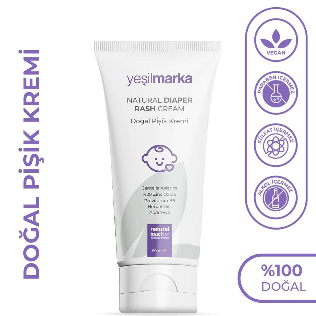 Yeşilmarka Doğal Pişik Kremi 50 ml