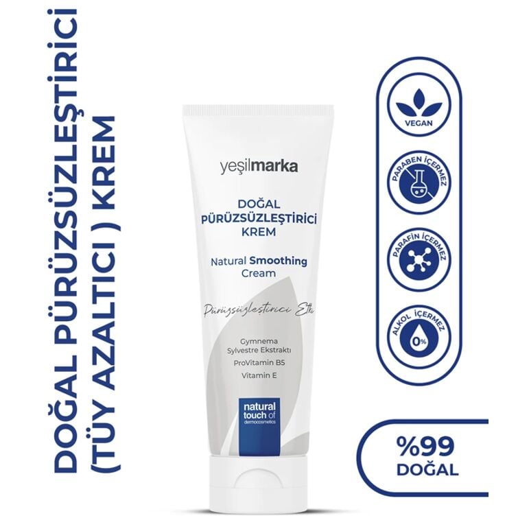 Yeşilmarka Doğal Pürüzsüzleştirici Tüy Azaltıcı Krem 50 ml