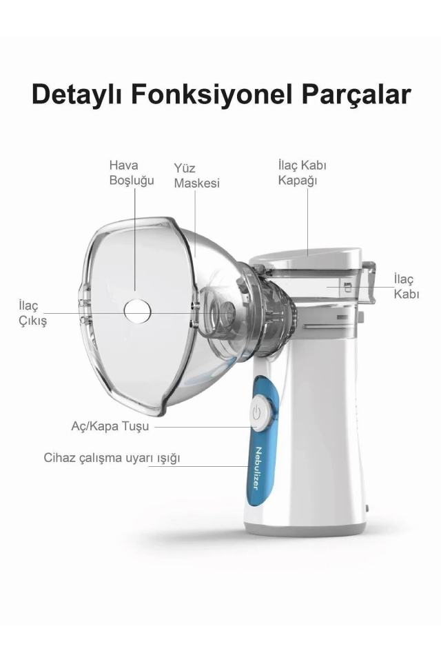 TAŞINABİLİR NEBÜLİZATÖR FREELY MESH UN300