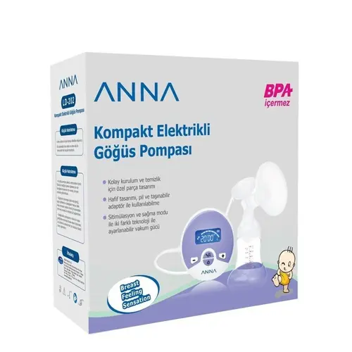 Anna Kompakt Tekli Elektrikli Göğüs Pompası LD-202