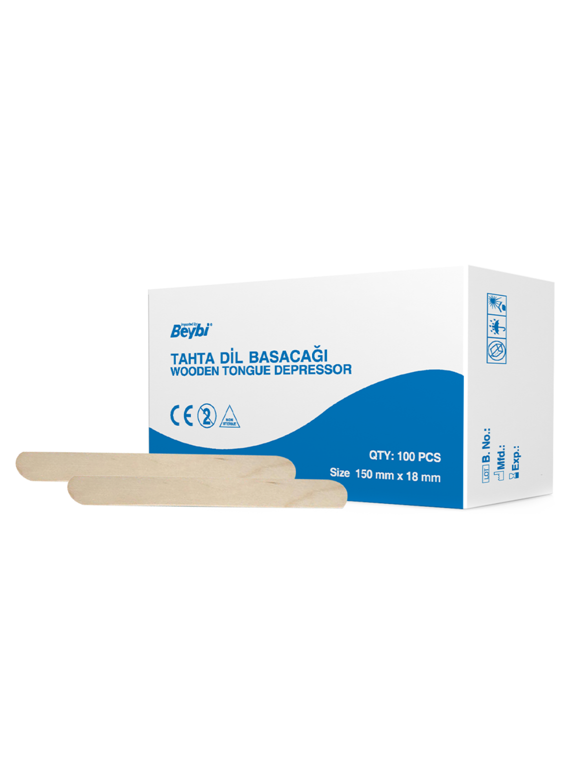 ABESLANG (TAHTA DİL BASACAĞI) NONSTERİL BEYBİ